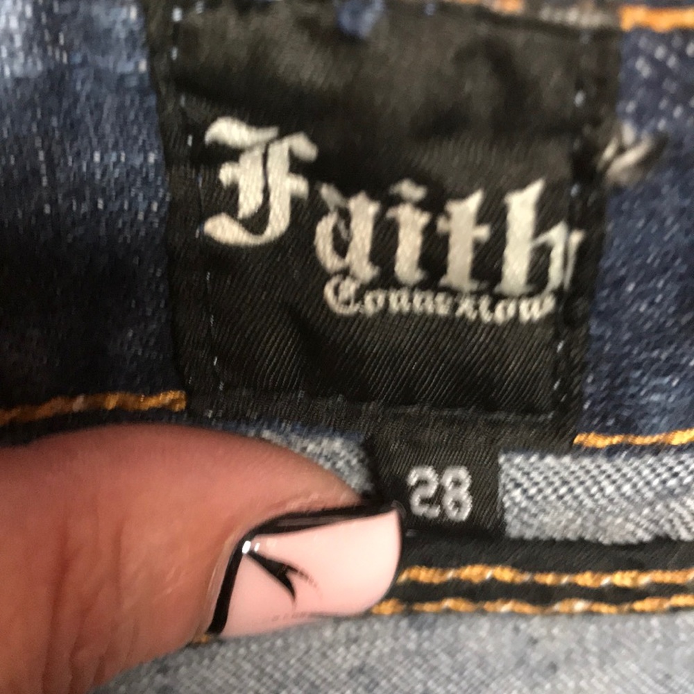 SOLD Faith Connexion Jeans Size 27 💞 - Picture 8 of 8